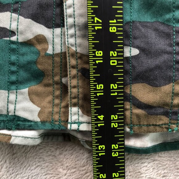 J.Crew Mercantile  Womens Shirt Jacket XS Utility Camo Shacket Green Outdoors - Picture 4 of 11